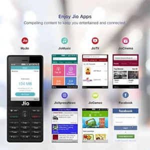 Jio F220 Keypad Mobile Phone - Basic, Reliable with Long Battery